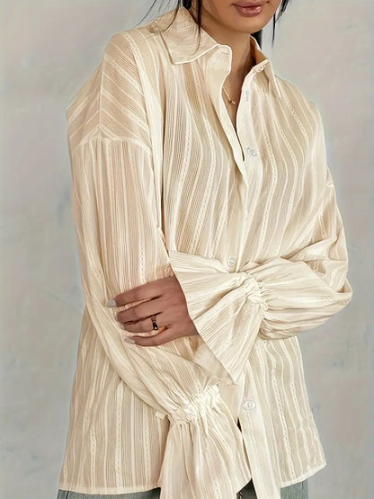 Delilah - Elegant Long Sleeve Blouse for Women in Autumn Style