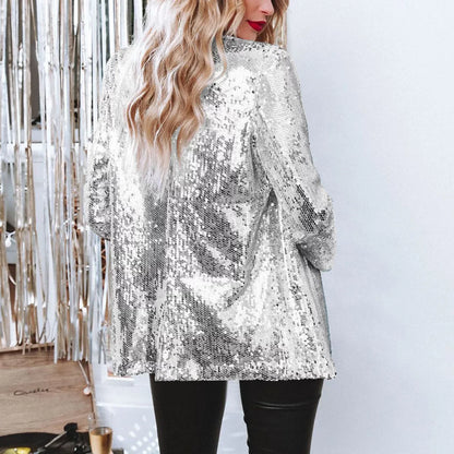Glitzernder Alina Pailletten-Blazer für einen funkelnden Auftritt