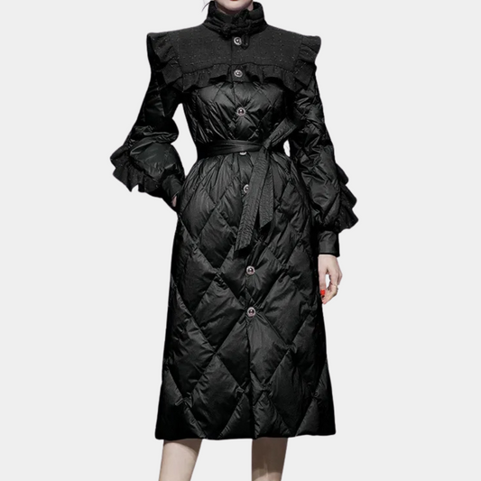 Elegant Winter Trench Coat for Women - Stylish and Comfortable