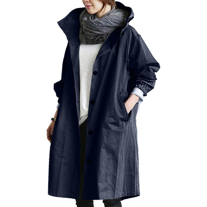 ADALEE - Stylish and waterproof long mackintosh for women