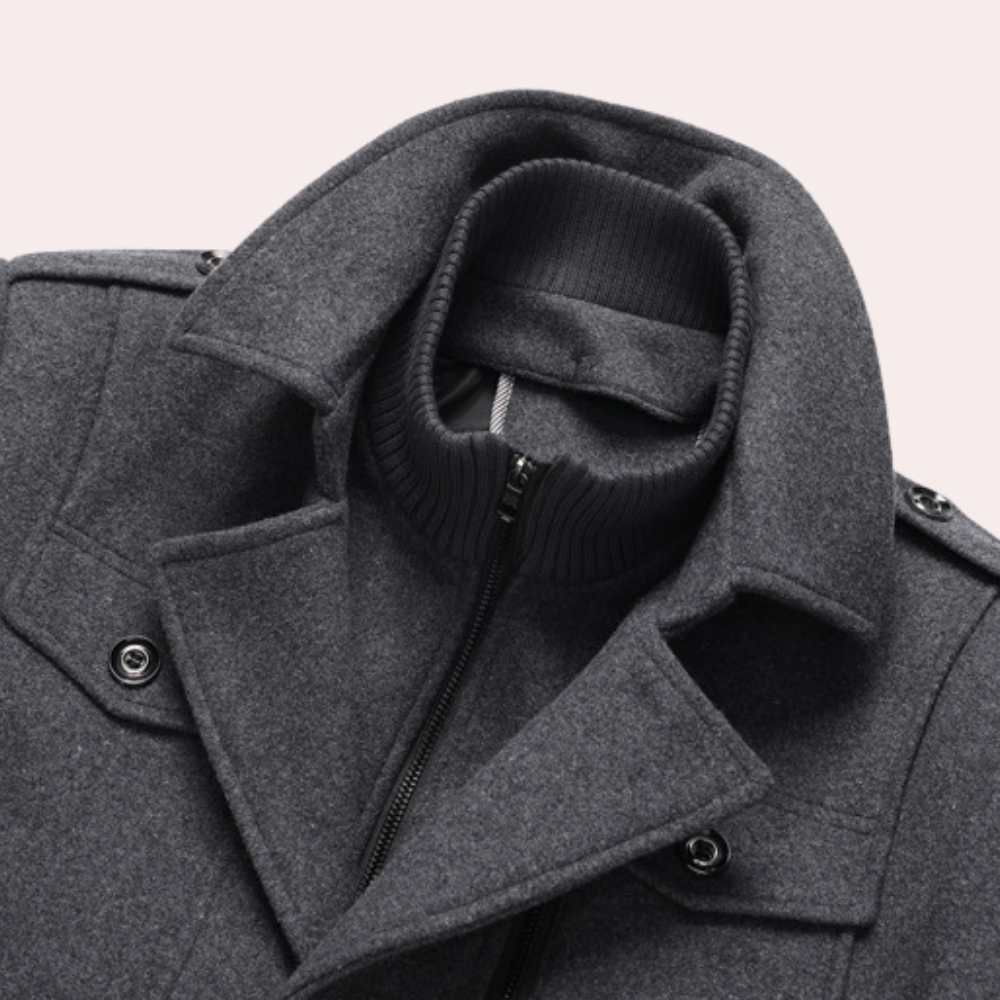 Stylish Men's Winter Coat in Two Parts - DAAN