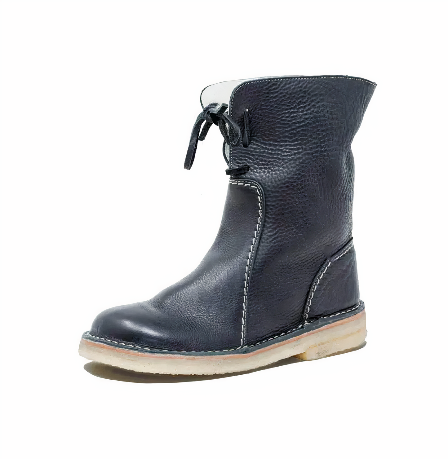 Stylish leather snow boots - Andrea