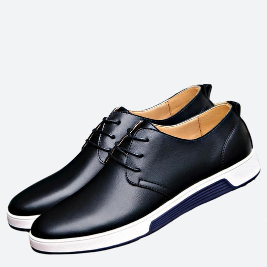 Stylish and Comfortable Orthopaedic Leather Shoes for Men - August