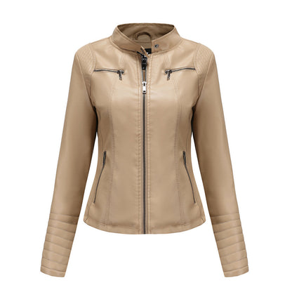MARIJA - Elegant leather jacket for a timeless look