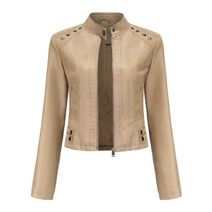 NAJLA - Elegant leather jacket for every occasion