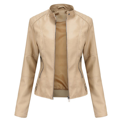 MILENA - Chic leather jacket for a fashionable look