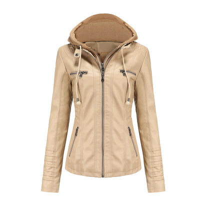 Stylish leather jacket for women - BARBARA