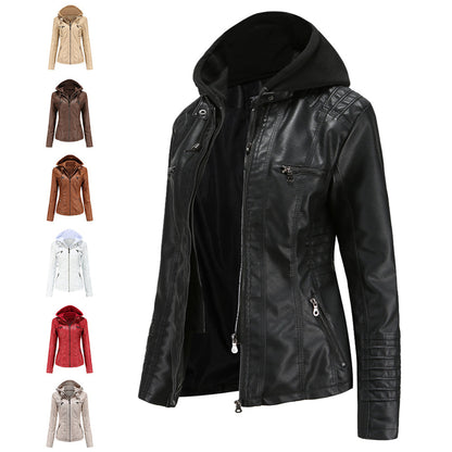 Stylish leather jacket for women - BARBARA