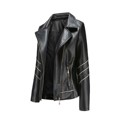 HANNIE - Elegant leather jackets for a timeless look