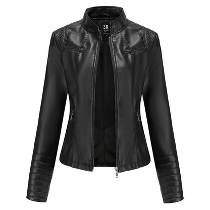 MARIJA - Elegant leather jacket for a timeless look