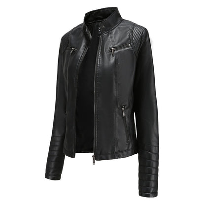 MARIJA - Elegant leather jacket for a timeless look