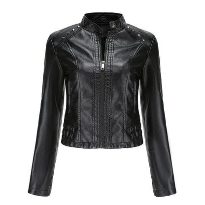 NAJLA - Elegant leather jacket for every occasion
