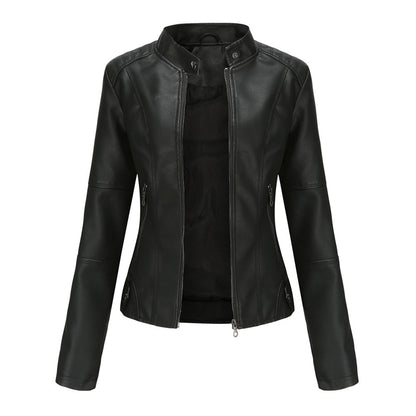 MILENA - Chic leather jacket for a fashionable look