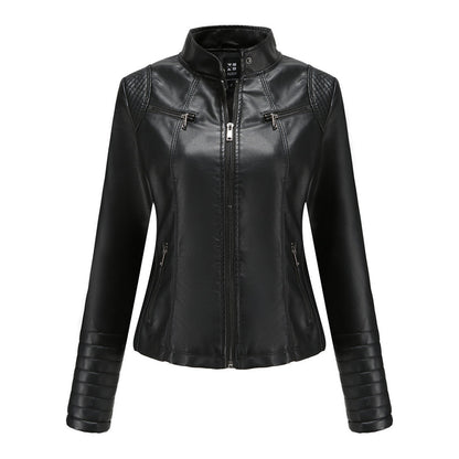 MARIJA - Elegant leather jacket for a timeless look