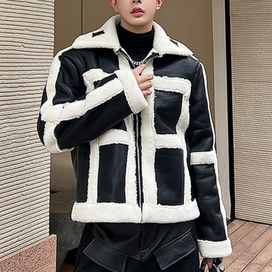 ANALU - Trendy Motorcycle Jacket for the Modern Man