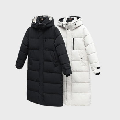 Jaana - Elegant and Long Women's Coat for Colder Days