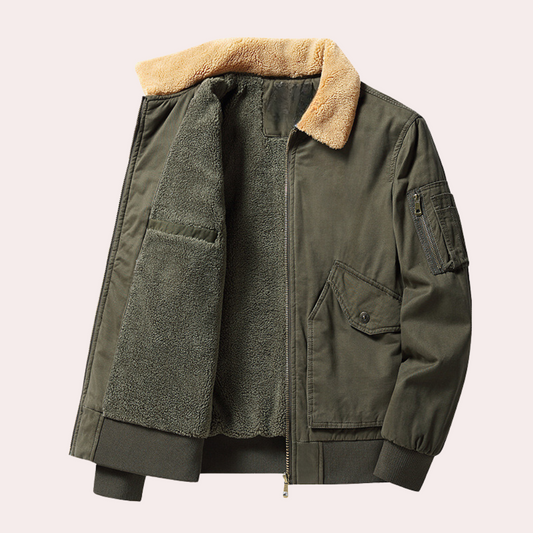 Eberly - Stylish and practical men's bomber jacket with generous pockets for extra comfort