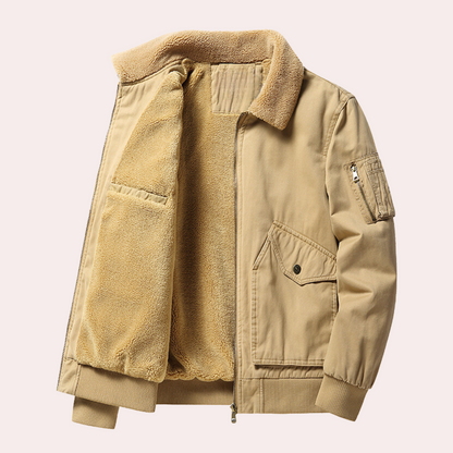 Eberly - Stylish and practical men's bomber jacket with generous pockets for extra comfort