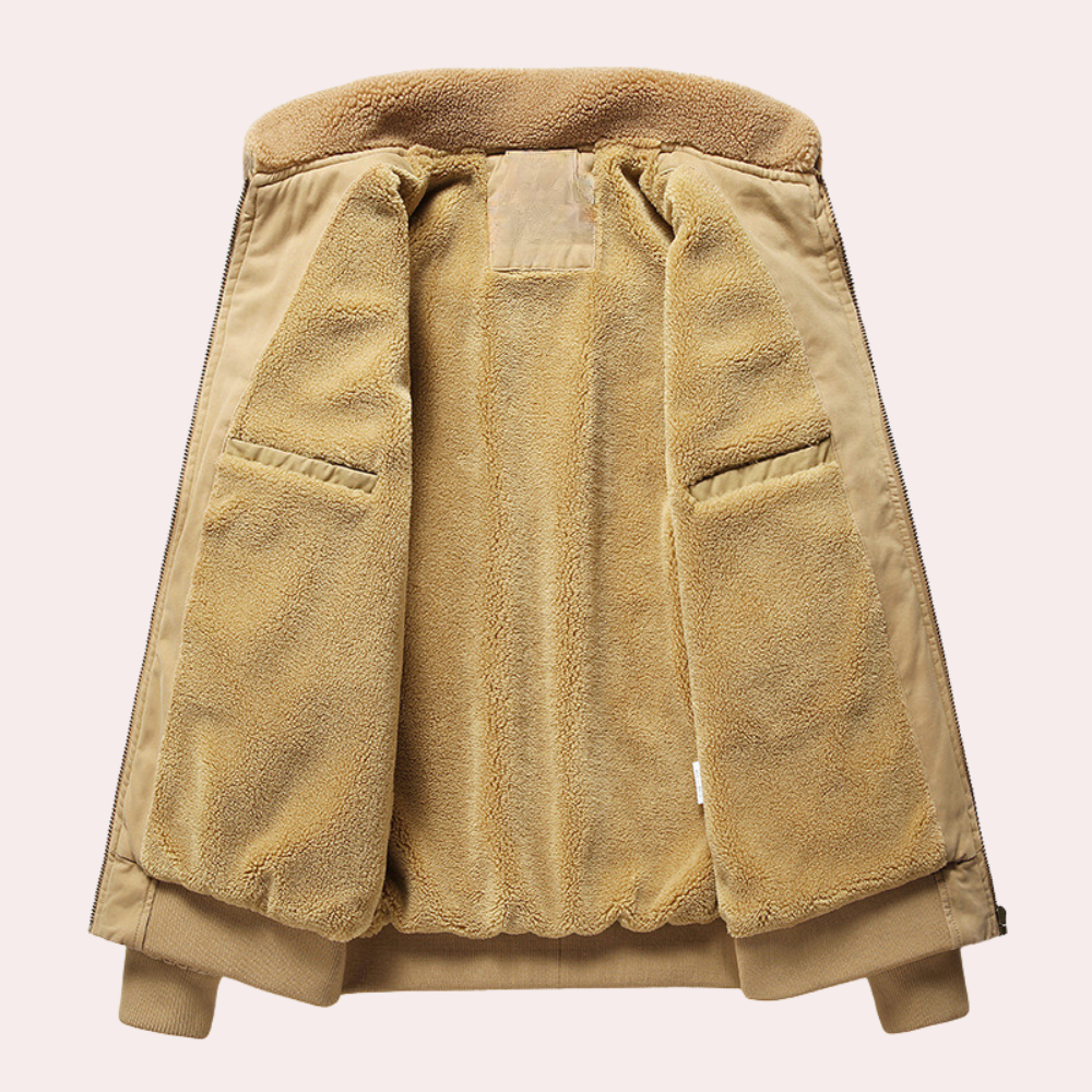 Eberly - Stylish and practical men's bomber jacket with generous pockets for extra comfort