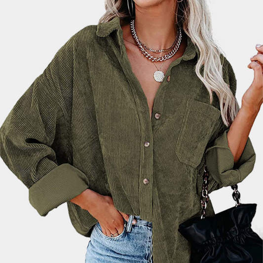 Stylish Rubyna Corduroy Women's Jacket