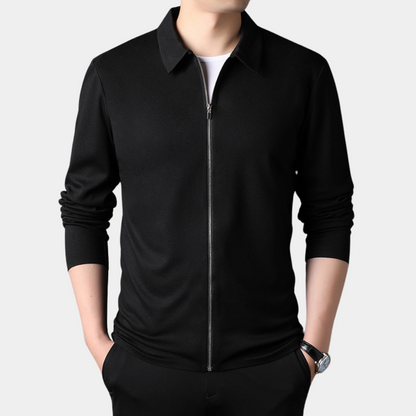 Stylish Men's Jacket with Zipper for a Fashionable Look