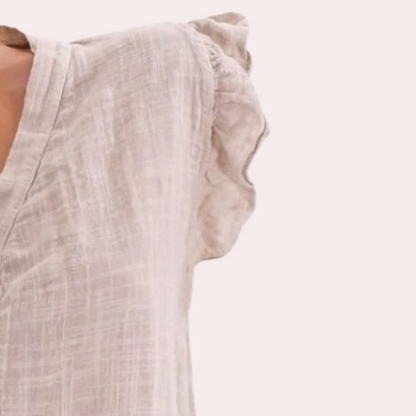 Trendy V-Neck Casual Women's Top