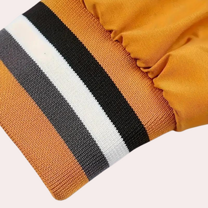 Stylish orange men's jacket for a casual look