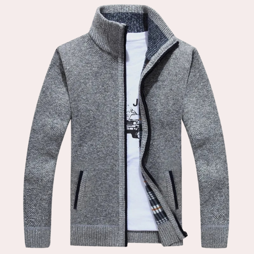 Stylish and Comfortable Men's Knitted Cardigan for Every Occasion