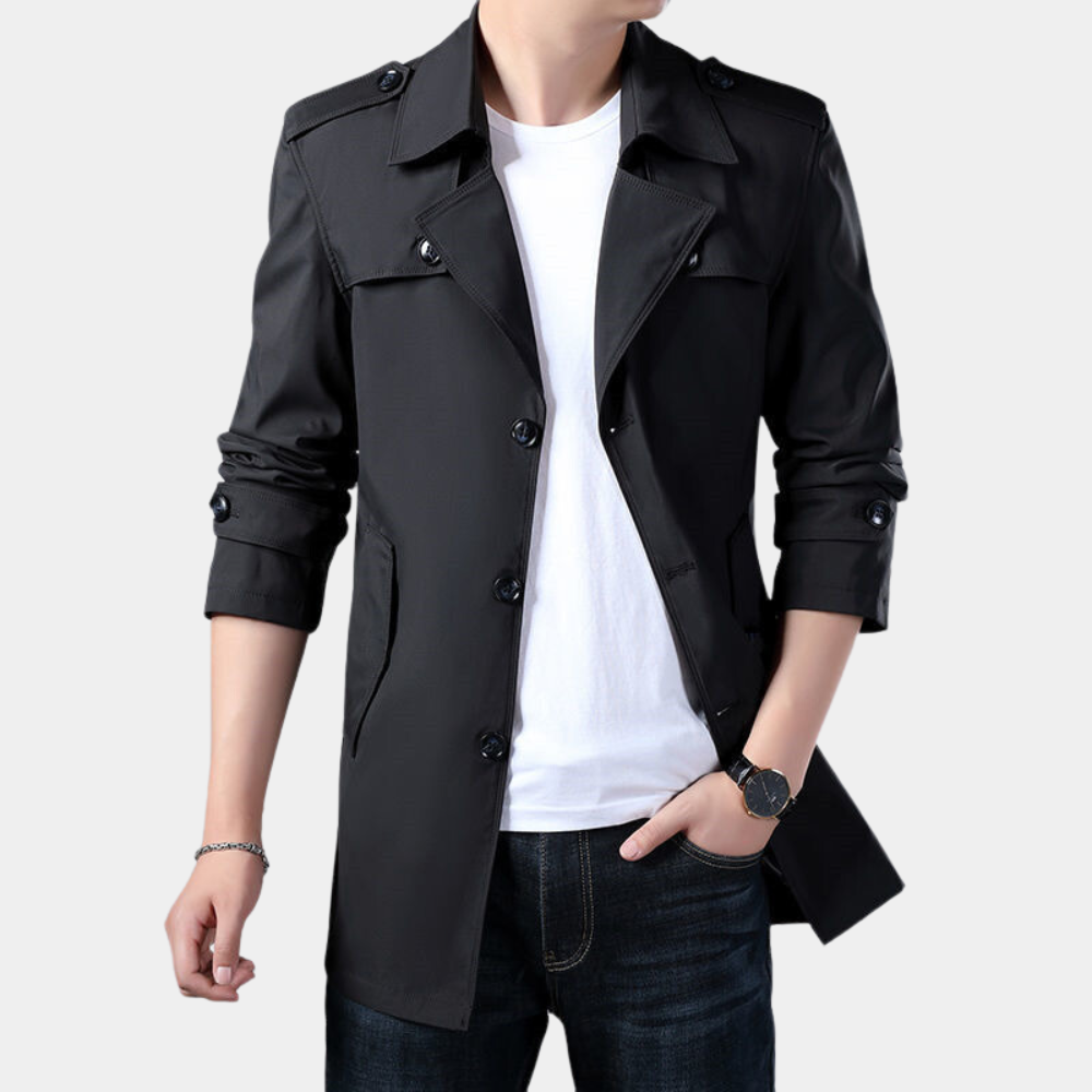Gregorio - Timeless Elegance Trench Coat for Men