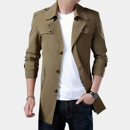 Gregorio - Timeless Elegance Trench Coat for Men