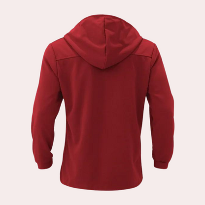 Stylish men's hooded trench coat for a casual look