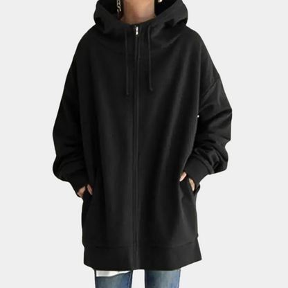 Fashionable Zip-Up Hoodie for Women