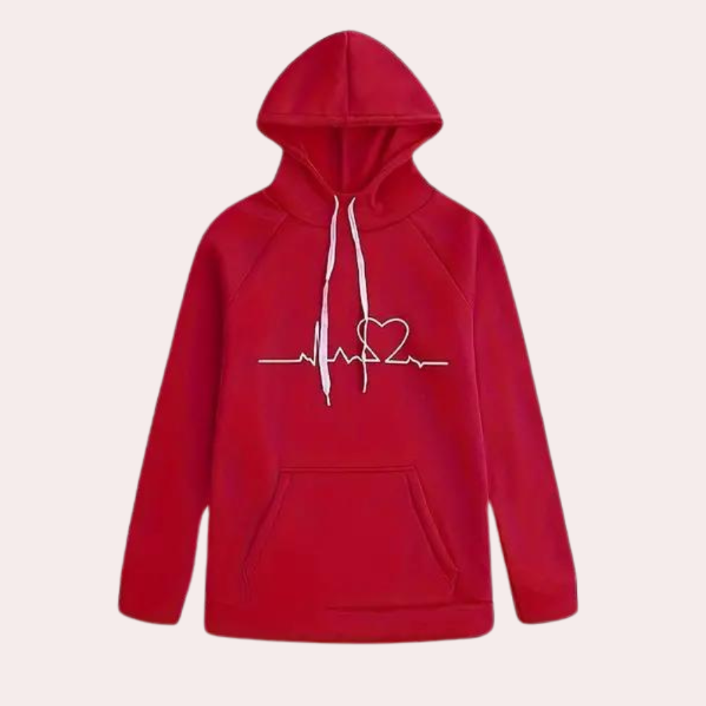 Modern and stylish women's hooded set