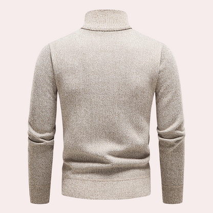 Ignatius - Timeless Elegance: Half Zip Sweater for the Contemporary Man