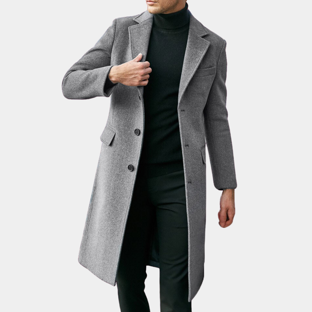Constantin - Elegant Men's Trench Coat in Timeless Style