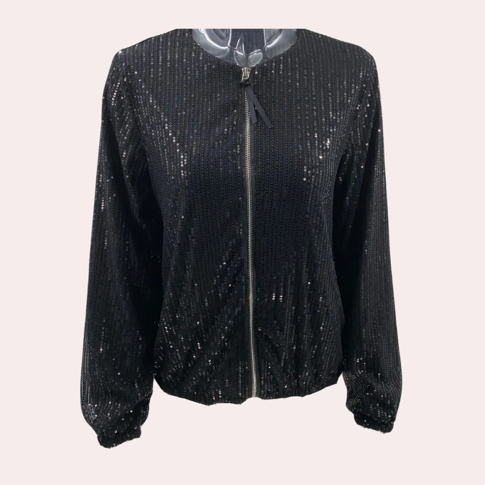Chic sequin blazer for women