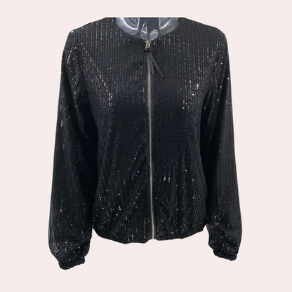 Chic sequin blazer for women