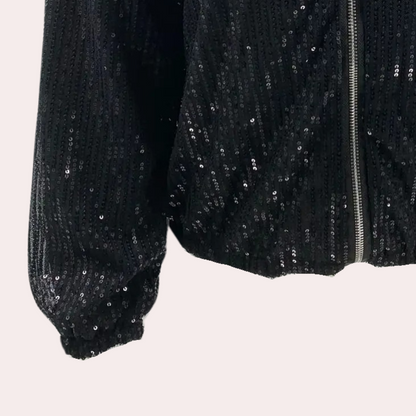 Chic sequin blazer for women