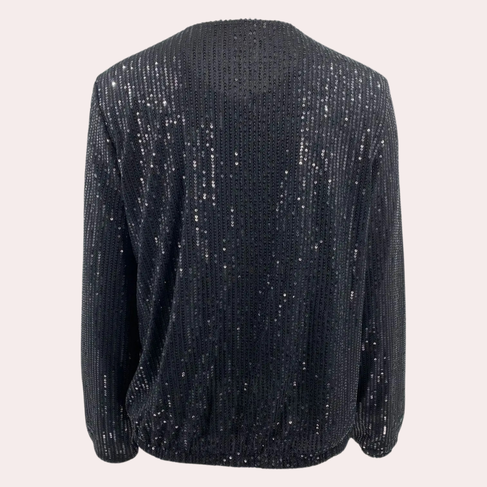 Chic sequin blazer for women