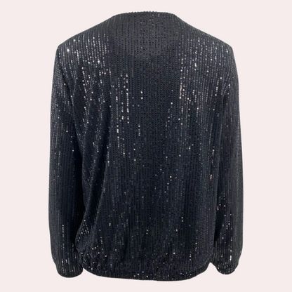 Chic sequin blazer for women
