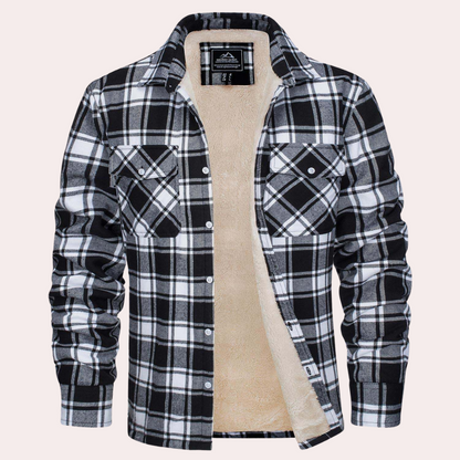Stylish Checkered Men's Jacket for the Fashion-conscious Man