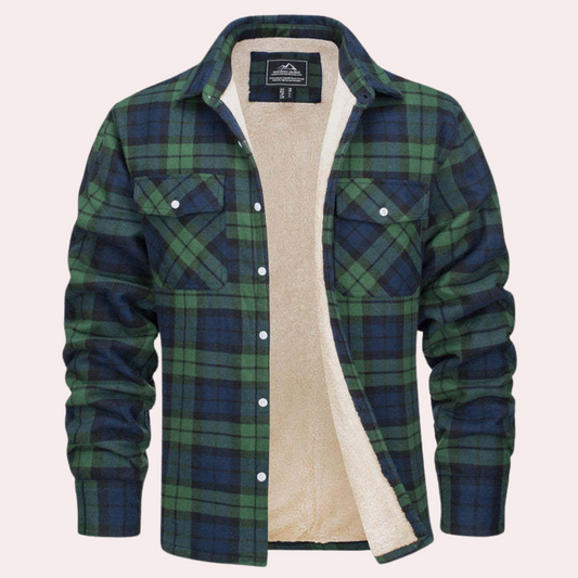 Stylish Checkered Men's Jacket for the Fashion-conscious Man