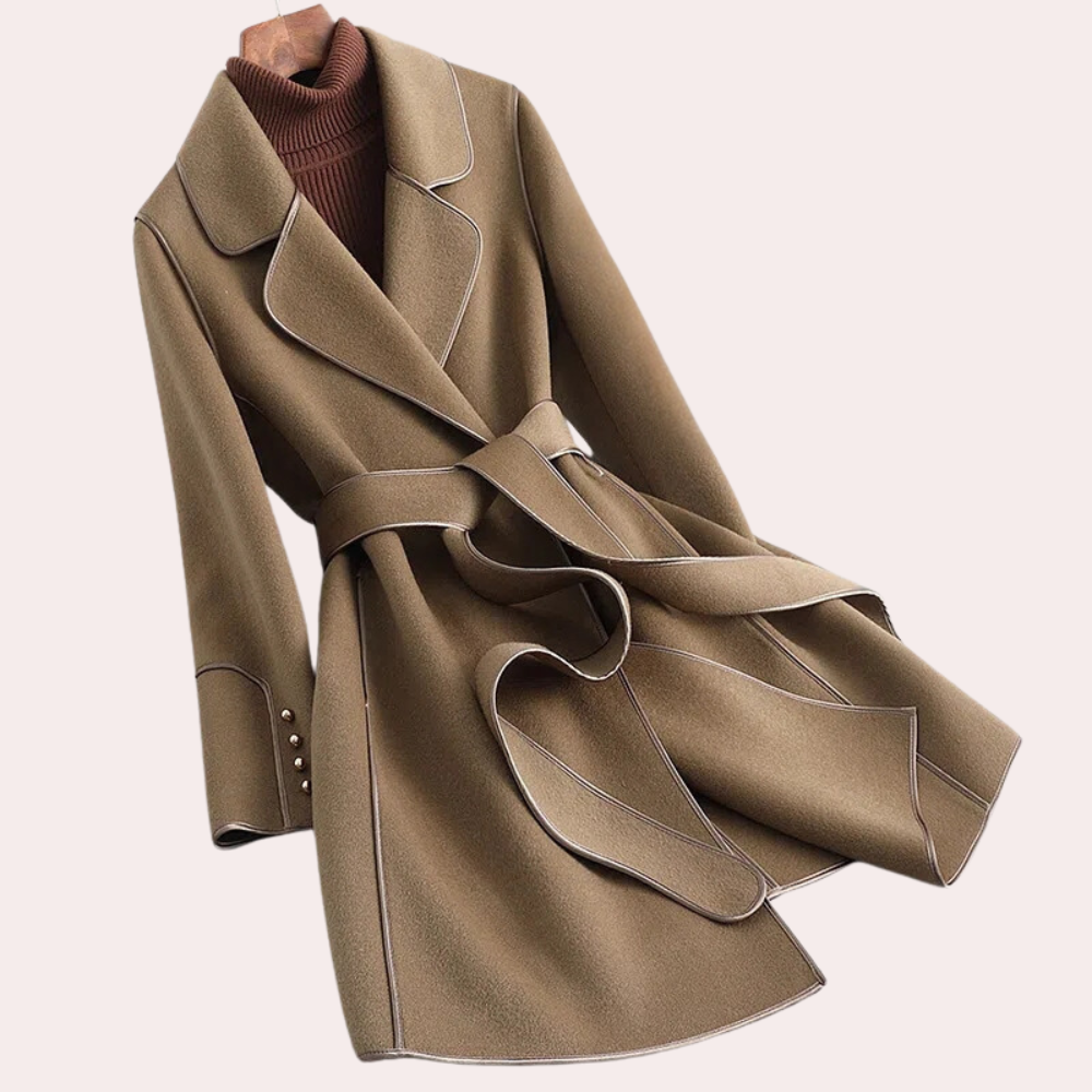 Elegant women's trench coat in luxurious quality