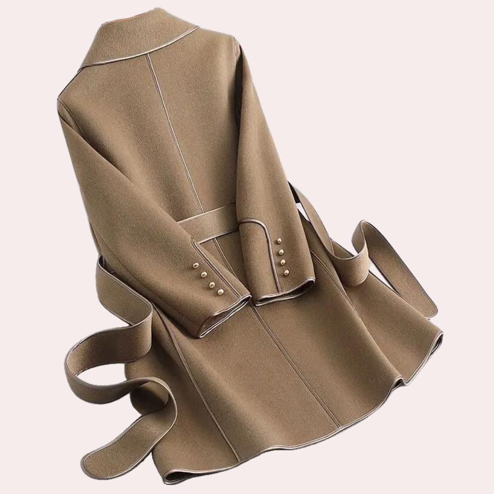 Elegant women's trench coat in luxurious quality
