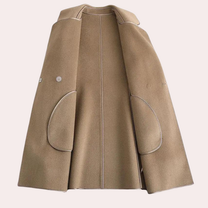Elegant women's trench coat in luxurious quality