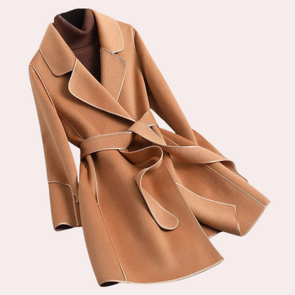 Elegant women's trench coat in luxurious quality