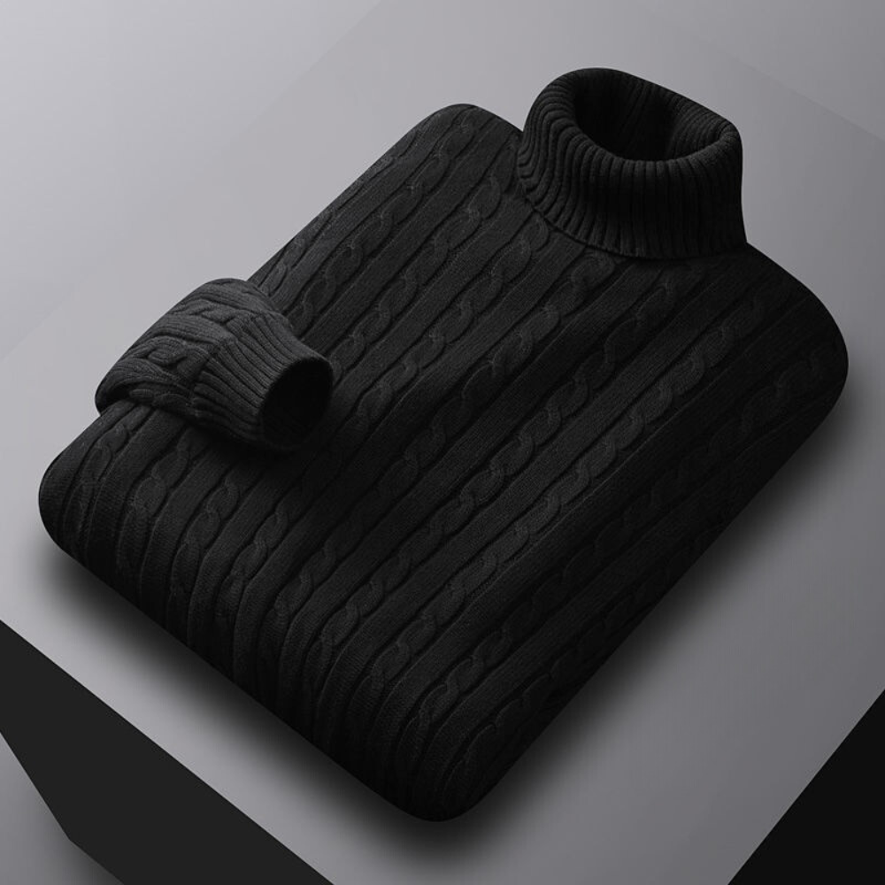 Stylish and comfortable men's turtleneck