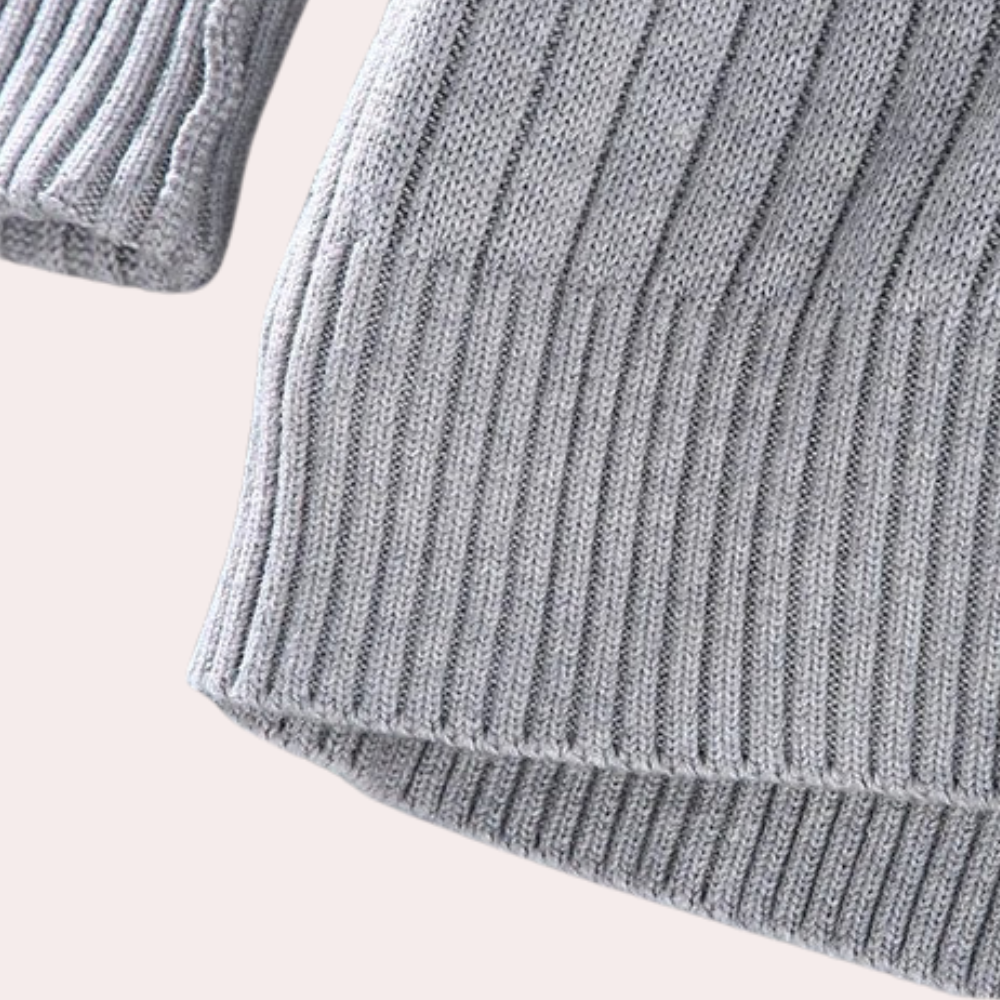 Janusz - Luxury Knitted Men's Cardigan with Zipper for a Casual and Stylish Look