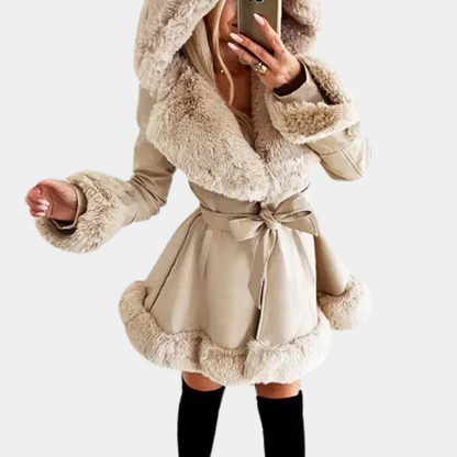 Petronela - Glamorous women's jacket with stylish hoodie