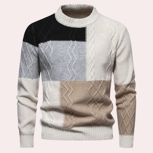 Boian - Stylish and comfortable knitted jumper for men